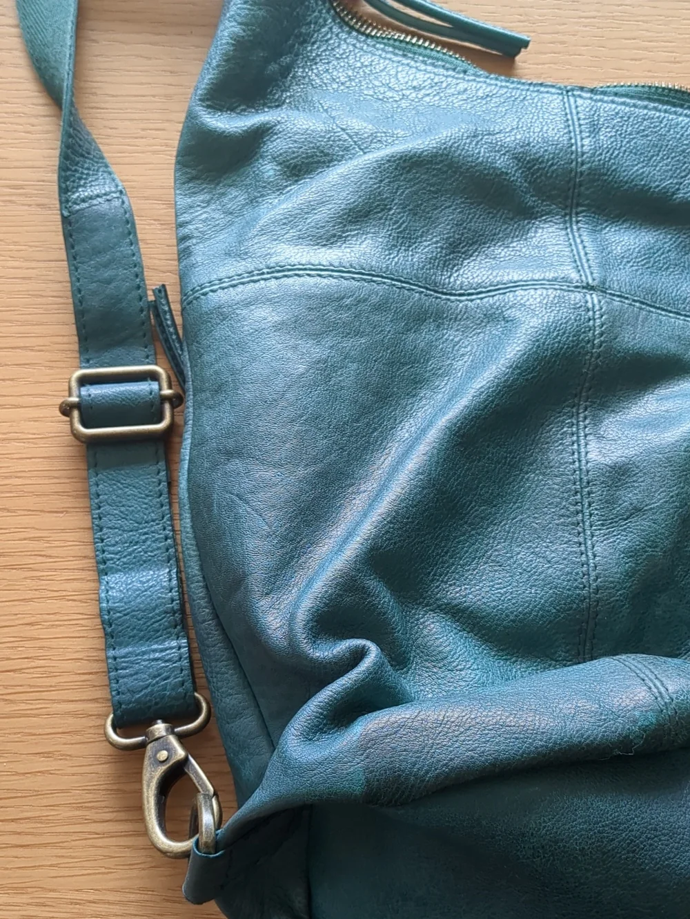 Free People Brixie Convertible Tote Backpack In Evergreen Color - Picture 9 of 12